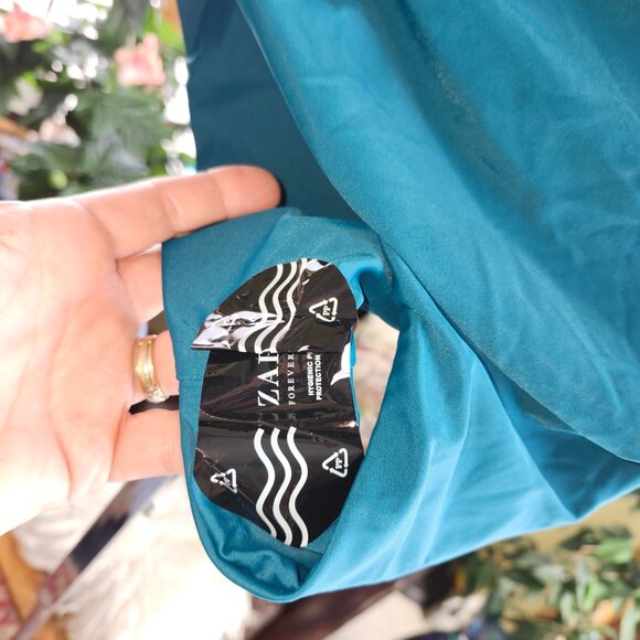 25247  Brand New Beautiful Teal ZAFUL 2-Piece Swim Suit Size 2X - Picture 6 of 14
